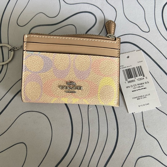 Coach Handbags - Coach ID Case in Multicolor Pastels